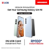 Grab RM100 Off Your Samsung Galaxy S24 FE with UOB & Senheng! (October 2024)