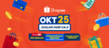 Shopee 25 Oct 2024 Payday Sale: RM30 Vouchers, Free Shipping & 90% Off Deals