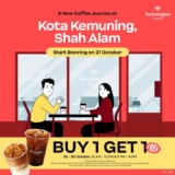 Buy 1 Get 1 FREE on Selected Lattes at Kenangan Coffee Kota Kemuning!