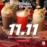 RM11 Holiday Brews: San Francisco Coffee’s 11.11 Festive Treat!