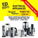 ED Expo Electrical Warehouse Sale: Upgrade Your Kitchen in October 2024!