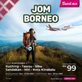 Discover Borneo’s Wonders: Batik Air’s Unbeatable Flight Deals!