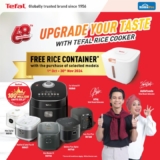 Tefal’s 68th Anniversary: Free Rice Container with Rice Cooker Purchase! (October-November 2024)