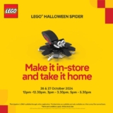 Get a FREE LEGO® Halloween Spider at LEGO Certified Stores! (October 2024)