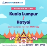 Escape to Hatyai: Score Unbeatable Bus Fares from Kuala Lumpur!