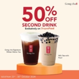 Gong Cha Double the Delight: 50% Off Your Second Cup!