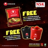 NSK Trade City Score FREE Nongshim Noodles & a Ramyun Pot! October 2024 Promotion