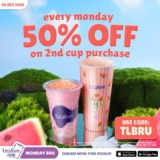 Tealive’s Monday Bru: 50% Off Your Second Drink!