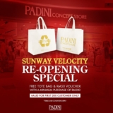 Grand Reopening Extravaganza at Padini Holdings in Sunway Velocity Mall – November 2024