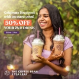 Celebrate Deepavali with 50% OFF Your Second Drink at Coffee Bean Malaysia!