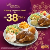 Kenny Rogers ROASTERS Unbeatable Deepavali Offer: Enjoy 2 Kenny’s Quarter Meals for RM38 – Limited Time Only!