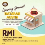 Grand Opening of OldTown White Coffee at Dataran Austin – Exclusive RM1 Coffee Promotion!