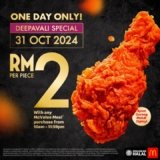 McDonald’s Spicy Ayam Goreng Mekdi Available for Only RM2 on October 31, 2024!