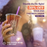 Celebrate Deepavali with 50% OFF Your Second Drink at Coffee Bean – Limited Time Offer!