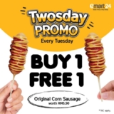 emart24 Double the Delight: Enjoy Buy 1 Free 1 Original Corn Sausage Every Tuesday!