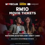 Unbelievable RM10 Movie Tickets for Maybank Mastercard Holders – Limited Time Offer!