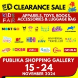 Publika Shopping Gallery’s EPIC November 2024 Kids & Family Clearance Sale!