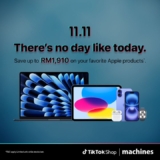 Machines 11.11 Sale: Score Up to RM1,910 Off Apple Products on TikTok!