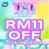 Amazing Savings Await! Enjoy RM11 OFF at Watsons Malaysia!