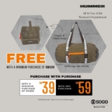 Grab a FREE Hummer Duffle Bag at SOGO Malaysia! (Limited Time Offer)