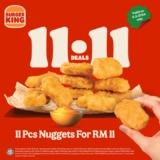 11.11 Burger King Deal: 11 Nuggets for RM11!