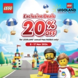 LEGOLAND Malaysia Annual Pass Holder Exclusive: 20% Off LEGO Sets!