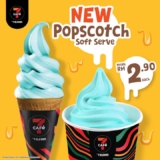 Indulge in the New Popscotch Soft Serve at 7CAFé for Just RM2.90 – Limited Time Offer!