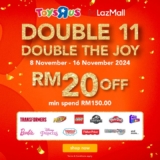 Double the Fun, Double the Savings: RM20 Off Toys at Lazada This Double 11!