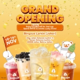 Grand Opening Deal! 50% Off Your Second Cup at Bingxue Larkin, Johor Bahru!