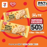 Sweet Deal Alert! Grab 50% OFF Walls Honey Butter Almond Ice Cream at 7-Eleven!