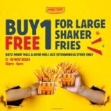 Happy Potato Double the Fries, Double the Fun: Buy 1 Get 1 Free Shaker Fries Deal!