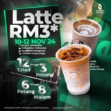 Nasken Coffee’s Latte Love: Get a Latte for Only 3 Ringgit! (November 2024 Promotion)