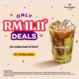 Kenangan Coffee 11.11 Flash Sale: RM11.11 Drinks!