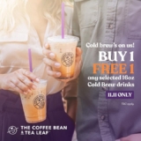 Cool Down with Coffee Bean’s Buy 1 Free 1 Cold Brew Deal!