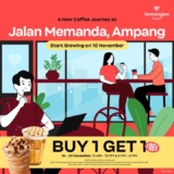 Buy 1 Get 1 FREE Coffee at Kenangan Coffee, Ampang! (Limited Time Offer)