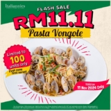 Italiannies RM11.11 Pasta Vongole Feast: A Culinary Delight for Only RM11.11!