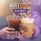 Brew-tiful Savings: Buy 1 Get 1 Free Cold Brew at The Coffee Bean & Tea Leaf on 11.11 Sale 2024