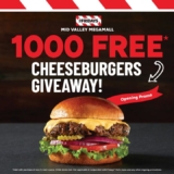 1000 FREE Cheeseburgers! TGI Fridays Grand Opening at Mid Valley Megamall!