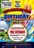 Celebrate Your Birthday with FREE Entry to Melaka Wonderland! (Limited Time Offer)