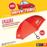 Grab a FREE Inverted Umbrella at Marrybrown’s Drive-Thru! (Limited Time Only!)