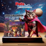 Unleash Your Inner Superhero: Get the FREE Pets Wonderland 2025 Super Hero Pets Calendar!