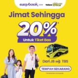 Easybook Save Up to 20% on Yellow Star Bus Tickets from JB to TBS!