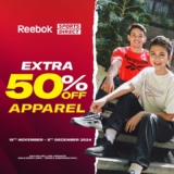 Reebok Apparel: 50% Off Extra Discount at Sports Direct Malaysia!