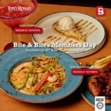 Bite & Bites Members Day: Exclusive Deals at Tony Roma’s – November 2024