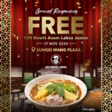 FREE Laksa in KL! Ah Cheng Laksa’s Grand Re-Opening Giveaway (November 2024)