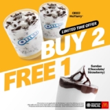 McDonald’s Double the Oreo McFlurry Fun: Get a Free Sundae!