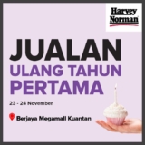 Harvey Norman Berjaya Megamall Kuantan’s First Anniversary Sale: Up to 70% OFF!