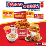 Marrybrown’s MB App Payday Special: Up to RM10 Off & Buy 1 Free 1! (November 2024)