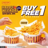 Double the Fries, Double the Fun: Happy Potato’s Buy 1 Free 1 Giga Fries Deal!