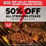 Sizzling Steak Savings at TGI Fridays Mid Valley Megamall!